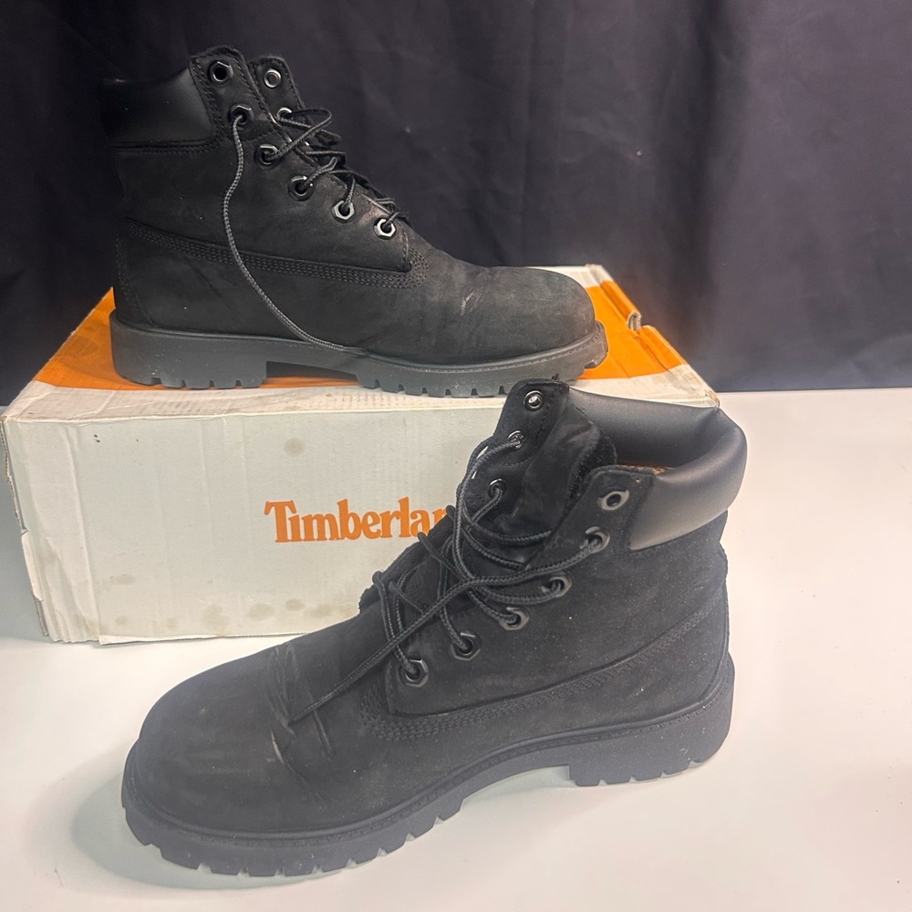 Timberland Black Youth Boots